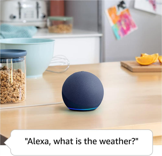 Echo Dot, Vibrant Sounding Alexa Speaker, Great for Bedrooms, Dining Rooms and Offices, Charcoal
