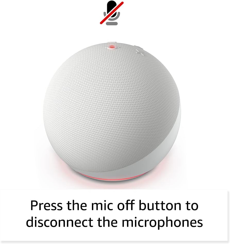 Echo Dot, Vibrant Sounding Alexa Speaker, Great for Bedrooms, Dining Rooms and Offices, Charcoal