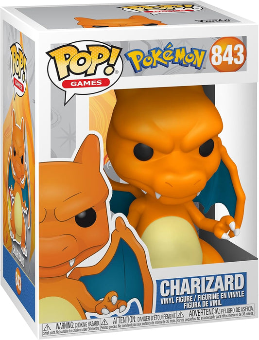 Pop Games: Pokemon - Charizard 3.75 Inches - Collectable Vinyl Figure - Gift Idea - Official Merchandise - Toys for Kids & Adults - Video Games Fans - Model Figure for Collectors and Display