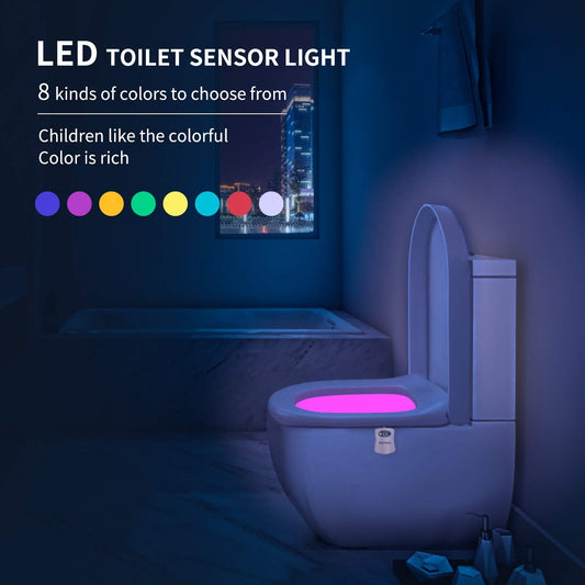 Motion Sensor Toilet Night Light – Funny Bathroom Gift Gadget