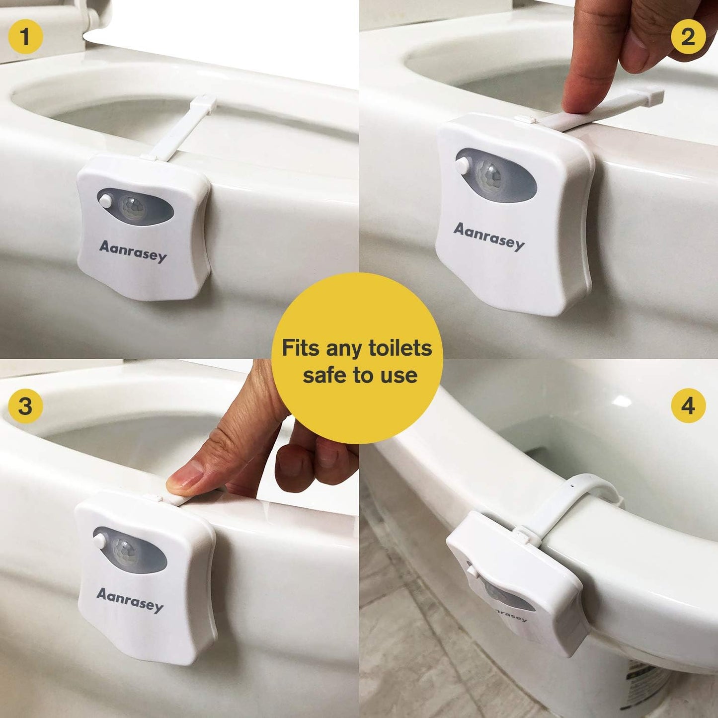 Motion Sensor Toilet Night Light – Funny Bathroom Gift Gadget